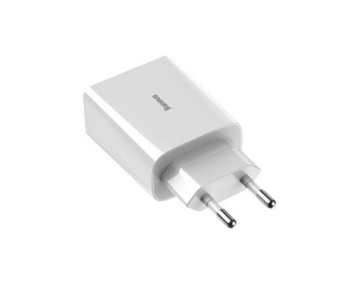 Зарядное устройство Baseus Speed Mini Quick Charger Type-C 20W, White (CCFS-SN02)