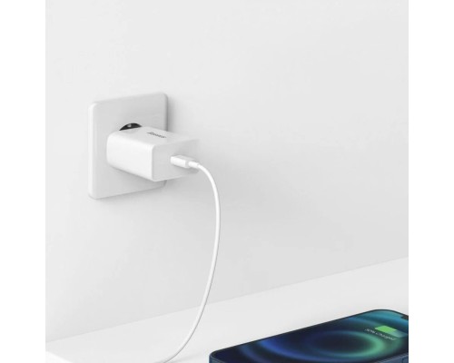 Зарядное устройство Baseus Speed Mini Quick Charger Type-C 20W, White (CCFS-SN02)