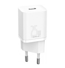 Зарядное устройство Baseus Super Si Quick Charger 1C 25W EU White (CCSP020102)