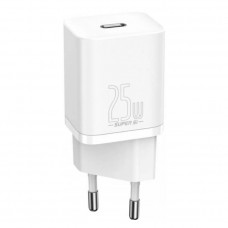 Зарядное устройство Baseus Super Si Quick Charger 1C 25W EU White (CCSP020102)