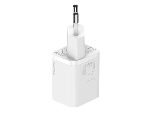 Зарядное устройство Baseus Super Si Quick Charger 1C 25W EU White (CCSP020102)