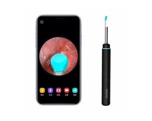 Умная ушная палочка Bebird Smart Visual Earphone M9 Pro, 16 насадок , черный