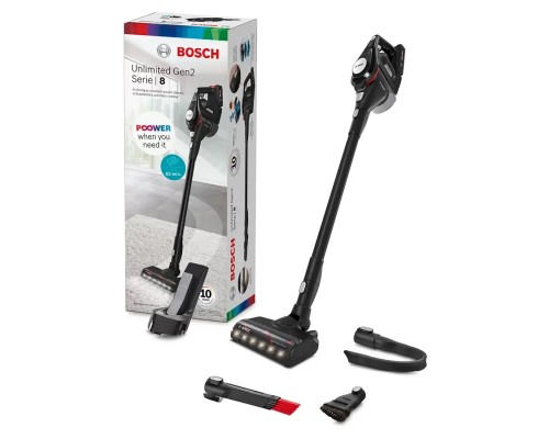Пылесос Bosch Unlimited 8 Gen2 BCS8214BL, черный