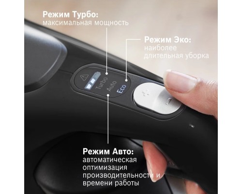 Пылесос Bosch Unlimited 8 Gen2 BCS8214BL, черный
