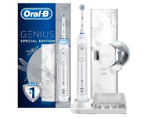 Электрическая зубная щетка Oral-B Genius 10000N Special Edition Sensi Lotus White D701.515.6XC