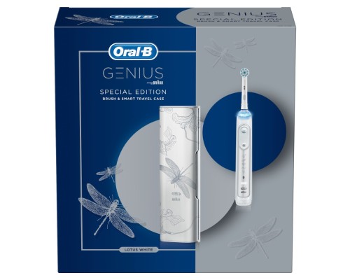 Электрическая зубная щетка Oral-B Genius 10000N Special Edition Sensi Lotus White D701.515.6XC