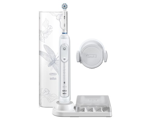Электрическая зубная щетка Oral-B Genius 10000N Special Edition Sensi Lotus White D701.515.6XC