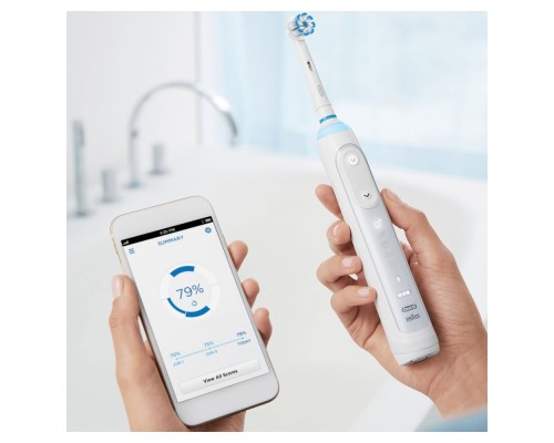 Электрическая зубная щетка Oral-B Genius 10000N Special Edition Sensi Lotus White D701.515.6XC