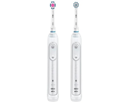 Электрическая зубная щетка Oral-B Genius 8900 White D701.535.5XC (2 шт)