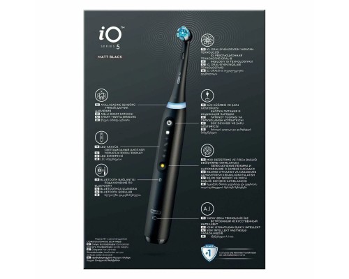 Электрическая зубная щетка Braun Oral-B iO 5, черный