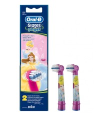 Сменная насадка для зубных щеток Oral-B Kids Stages Power Принцессы, детские, 2шт, блистер