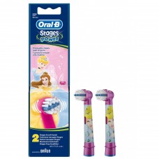 Сменная насадка для зубных щеток Oral-B Kids Stages Power Принцессы, детские, 2шт, блистер