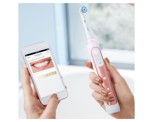 Электрическая зубная щетка Oral-B Genius 10000N D701.515.6XC Rose Gold