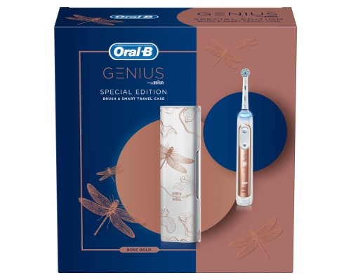 Электрическая зубная щетка Oral-B Genius 10000N D701.515.6XC Rose Gold