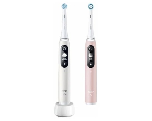 Электрическая зубная щетка Oral-B iO 6 DUO, белый/розовый