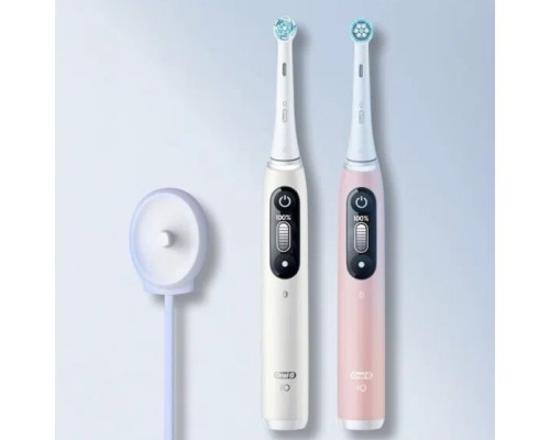 Электрическая зубная щетка Oral-B iO 6 DUO, белый/розовый