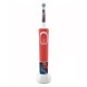 Электрическая зубная щетка Oral-B Vitality Kids Spiderman D100.413.2K, красный