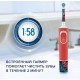Электрическая зубная щетка Oral-B Vitality Kids Spiderman D100.413.2K, красный