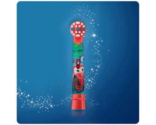 Электрическая зубная щетка Oral-B Stages Power Тачки D12.513K, синий/красный