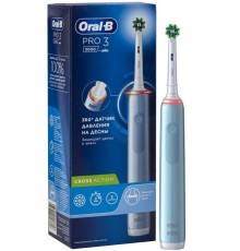 Электрическая зубная щетка Oral-B Pro 3 3000/D505.513.3 CrossAction, голубой