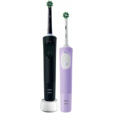 Электрическая зубная щетка Oral-B Vitality Pro Protect X Clean Duo, Black&Lilac