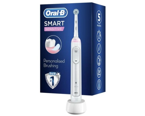 Электрическая зубная щетка Oral-B Smart D700.513.5 Sensitive, белый