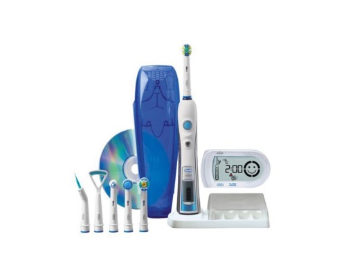 Oral-B Triumph 5000 Wireless SMARTGUIDE D32.576.5X, белая с футляром
