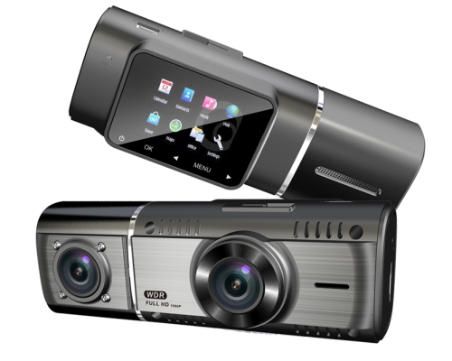 Видеорегистратор Camshel DVR 240 GPS, 2 камеры, GPS, черный