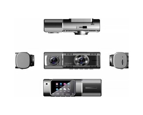 Видеорегистратор Camshel DVR 240 GPS, 2 камеры, GPS, черный