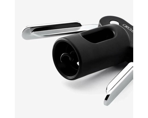 Двурычажный штопор открывалка Circle Joy Corkscrew (CJ-KP04), черный/серебристый