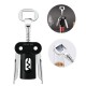 Двурычажный штопор открывалка Circle Joy Corkscrew (CJ-KP04), черный/серебристый