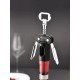 Двурычажный штопор открывалка Circle Joy Corkscrew (CJ-KP04), черный/серебристый