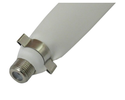 Плоский антенный переходник для пластиковых окон Luxmann FTC-901 (F мама - F мама)