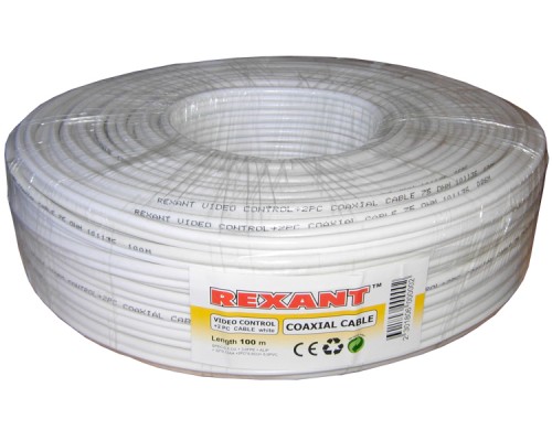 RG-6U REXANT 75 Ohm кабель антенный коаксиальный (Цена за 1 метр)