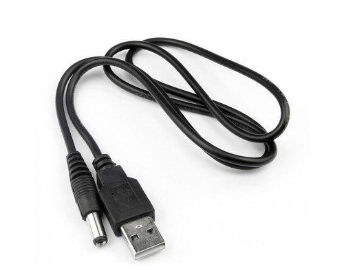 Кабель питания USB-AM на штекер 5.5 мм, 1.0 м