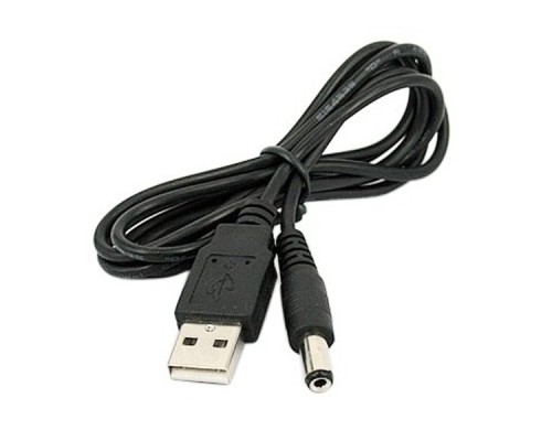 Кабель питания USB-AM на штекер 5.5 мм, 1.0 м