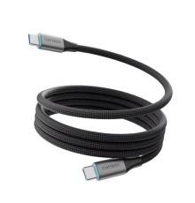 Кабель магнитный Cuktech Type-C - Type-C (CMC610) 6A 240W 1,0м черный/серый