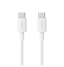 Кабель Cuktech Type-C - Type-C (CTC315P), 3A, 60W, 1,5м белый
