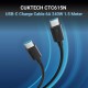 Кабель Cuktech Type-C - Type-C (CTC615N) 6A 240W 1,5м черный