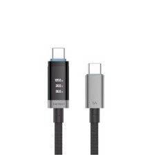 Кабель Cuktech Type-C - Type-C (CTC615P) 6A 240W 1,5м черный/серый
