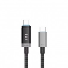 Кабель Cuktech Type-C - Type-C (CTC615P) 6A 240W 1,5м черный/серый