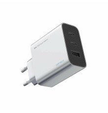Зарядное устройство Cuktech GaN Charger 65W (A15CEU) 2C+1A, серебристый