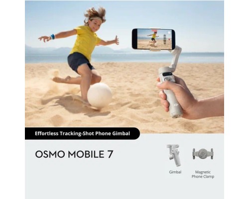 Стабилизатор для смартфона DJI Osmo Mobile 7 (OM 7), серый / трипод / селфипалка