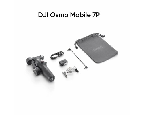 Стабилизатор для смартфона DJI Osmo Mobile 7P (OM 7P), серый / трипод / селфипалка