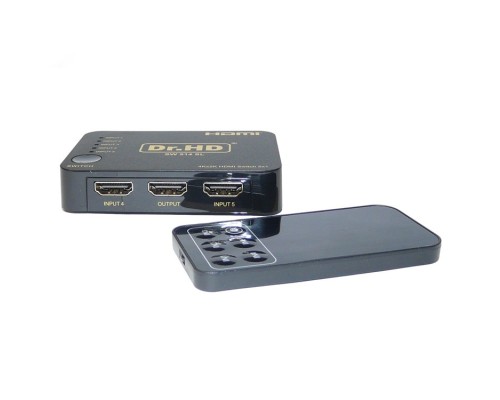 HDMI переключатель (Switch) Dr. HD SW 514 SL  (Переключатель HDMI 5 в 1)