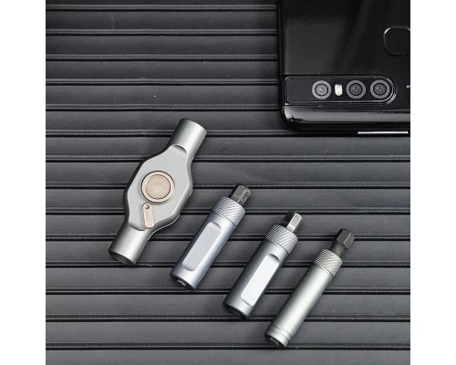 Отвертка с насадками DUKA / AtuMan RS1 Multipurpose Ratchet Screwdriver Set (24 предметов)