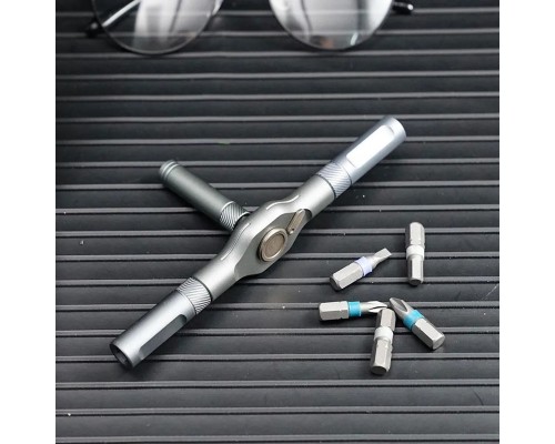Отвертка с насадками DUKA / AtuMan RS1 Multipurpose Ratchet Screwdriver Set (24 предметов)