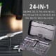 Отвертка с насадками DUKA / AtuMan RS1 Multipurpose Ratchet Screwdriver Set (24 предметов)