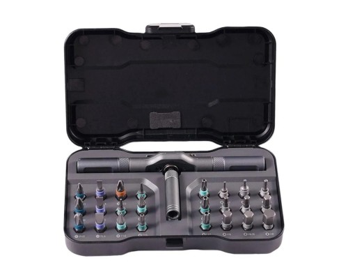 Отвертка с насадками DUKA / AtuMan RS1 Multipurpose Ratchet Screwdriver Set (24 предметов)