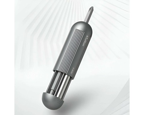Карманная отвёртка с набором бит ATuMan X-mini Screwdriver Set 9 in 1